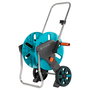 Gardena 18511-20 CleverRoll M Carrete Manual para Manguera hasta 60 m, Negro/Azul/Acero