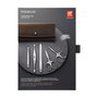 Zwilling 97407-007 Set Manicura y Pedicura de 5 Piezas con Tijera de Uñas y Cuero, Acero Inoxidable - Plata/Marrón