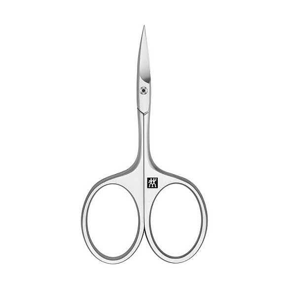 Zwilling 97407-007 Set Manicura y Pedicura de 5 Piezas con Tijera de Uñas y Cuero, Acero Inoxidable - Plata/Marrón