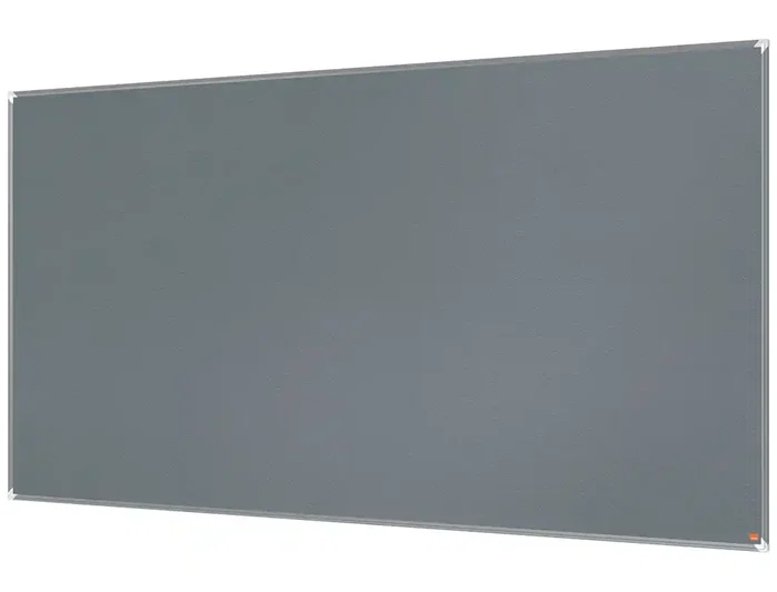 Nobo Tablero de anuncios Premium Ecolabel fieltro gris 2400x1200 mm marco aluminio