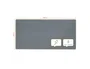 Nobo Tablero de anuncios Premium Ecolabel fieltro gris 2400x1200 mm marco aluminio