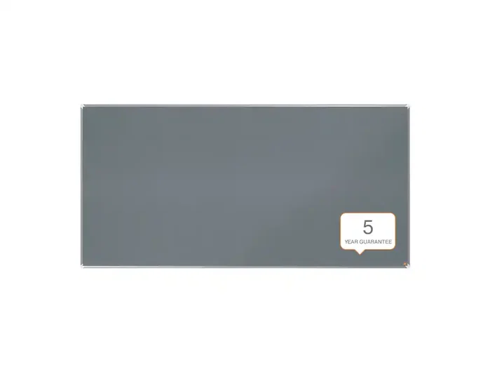 Nobo Tablero de anuncios Premium Ecolabel fieltro gris 2400x1200 mm marco aluminio