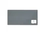 Nobo Tablero de anuncios Premium Ecolabel fieltro gris 2400x1200 mm marco aluminio