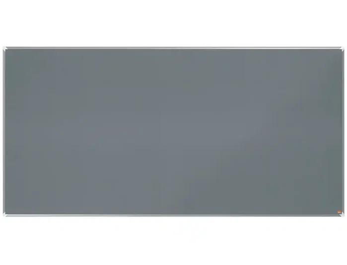 Nobo Tablero de anuncios Premium Ecolabel fieltro gris 2400x1200 mm marco aluminio