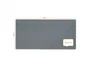 Nobo Tablero de anuncios Premium Ecolabel fieltro gris 2400x1200 mm marco aluminio