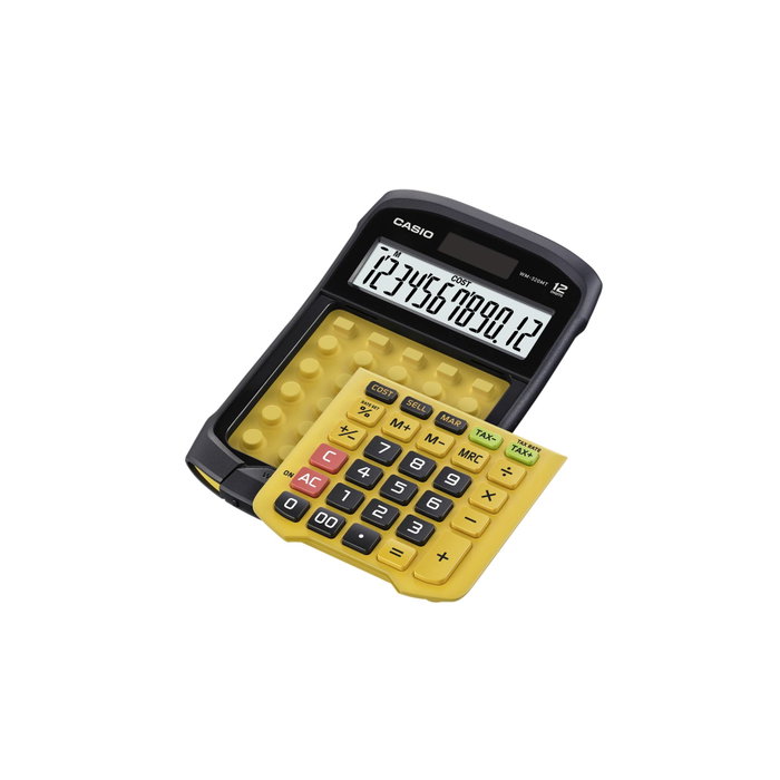 Casio WM-320MT Calculadora de sobremesa de 12 dígitos Amarillo/Negro