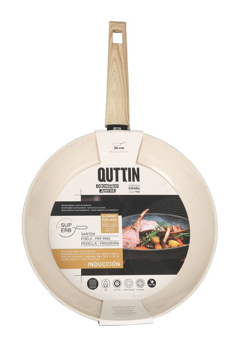 Inde Sartén de Aluminio Forjado 30 cm Superb Quttin Inducción (4 Unidades) Inde Sartén de Aluminio Forjado 30 cm Superb Quttin Inducción (4 Unidades)