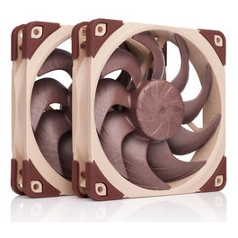 NOCTUA NF-A12x25 G2 PWM Sx2-PP Ventilador de 120mm PWM para PC, 2 Unidades, Beige
