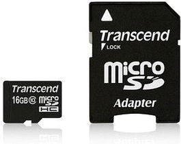 Transcend SDHC Micro UHS-1 16GB Class 10Incl. Adapter for SD format