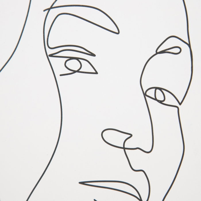 Cuadro Impresión Rostro 2/M Ps/Cristal 30 X 2,50 X 40 cm (Set de 2) Cuadro Impresión Rostro 2/M Ps/Cristal 30 X 2,50 X 40 cm (Set de 2)