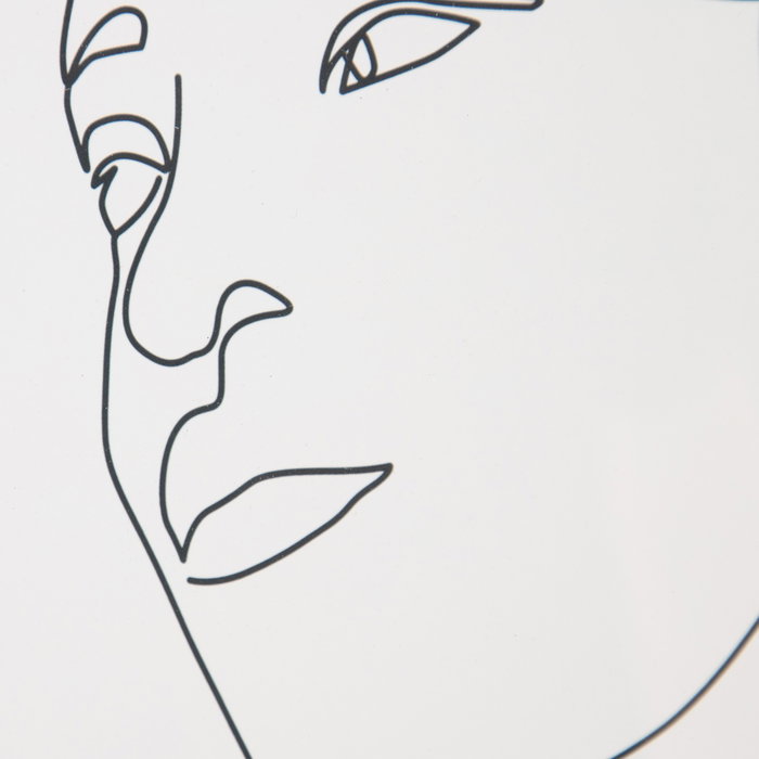 Cuadro Impresión Rostro 2/M Ps/Cristal 30 X 2,50 X 40 cm (Set de 2) Cuadro Impresión Rostro 2/M Ps/Cristal 30 X 2,50 X 40 cm (Set de 2)