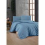 Aucune Juego de Cama Azul con Funda Nórdica y 2 Fundas de Almohada