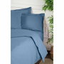 Aucune Juego de Cama Azul con Funda Nórdica y 2 Fundas de Almohada