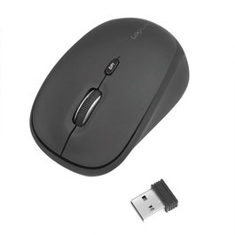Logilink Ratón Ergonómico Inalámbrico 2,4 GHz 1600 DPI Negro