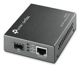 TP-Link Omada MC420L Convertidor de Medio 10000 Mbit/s Negro