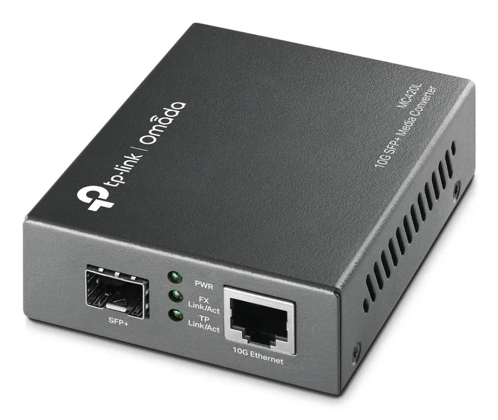 TP-Link Omada MC420L Conversor de medio 10000 Mbit/s Negro TP-Link Omada MC420L Conversor de medio 10000 Mbit/s Negro