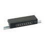 EFB Elektronik Mini-Patchpanel STP 8xRJ45 Cat.6A 1U Negro