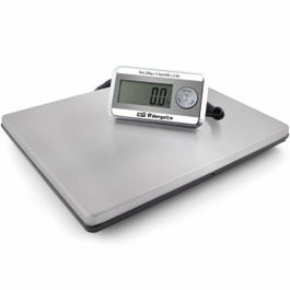 Orbegozo Báscula PC 5500 de Acero Inoxidable, Plateada