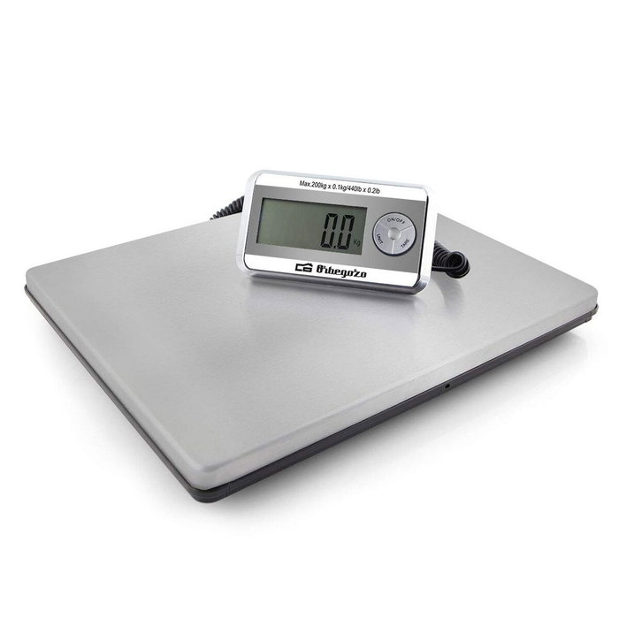 Orbegozo Báscula PC 5500 de Acero Inoxidable, Plateada