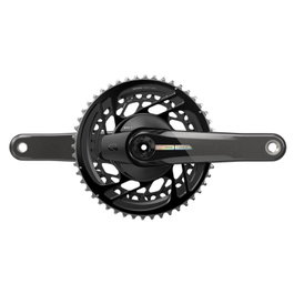 Sram Plato y Potenciómetro Integrado Quarq D-Zero 2x12, 172.5mm, Carbono, Direct Mount