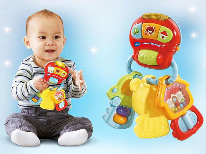 Vtech Sonajero Llavero Baby Keys con Luz y Sonido 18x8x7 cm
