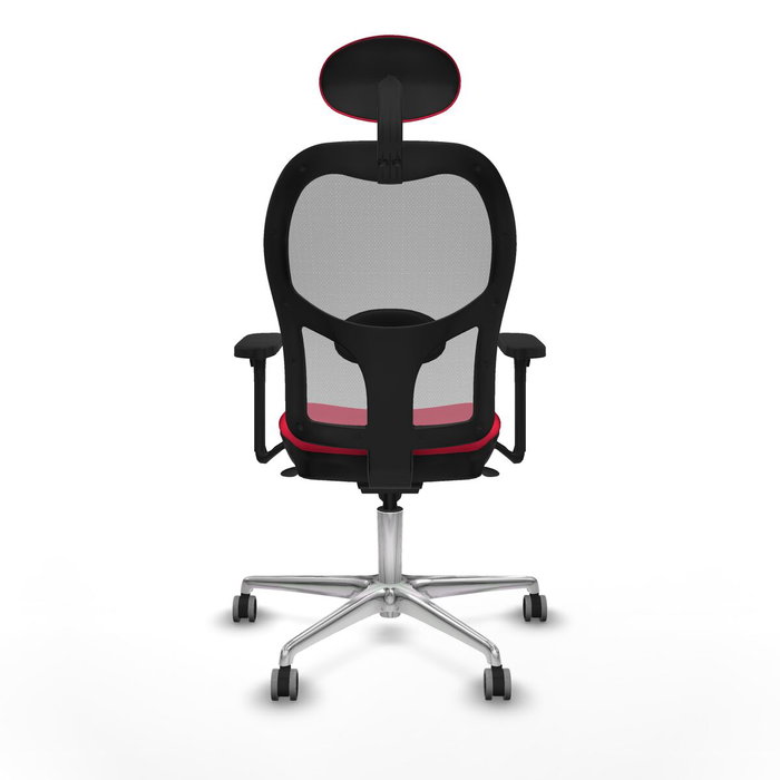 PIQUERAS Y CRESPO Silla de oficina Jorquera con mecanismo Sincro, Rojo y Gris PIQUERAS Y CRESPO Silla de oficina Jorquera con mecanismo Sincro, Rojo y Gris