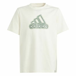 Camiseta de Manga Corta Adidas Table Growth Beige