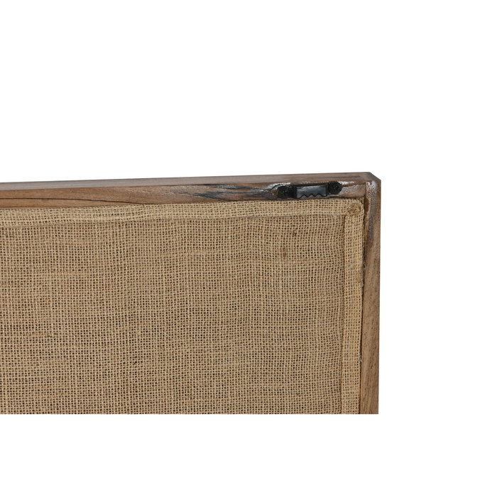 DKD Home Decor Set de 2 Cuadros Chindi de Algodón y Acacia 60x3x90 cm Multicolor