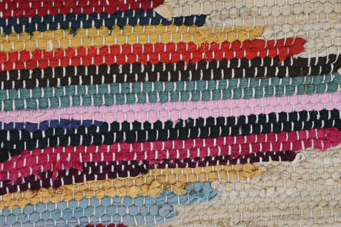 DKD Home Decor Set de 2 Cuadros Chindi de Algodón y Acacia 60x3x90 cm Multicolor