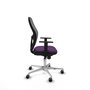 PIQUERAS Y CRESPO Silla de oficina Jorquera con mecanismo Sincro, Morado y Gris