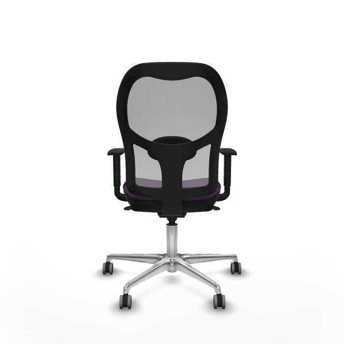 PIQUERAS Y CRESPO Silla de oficina Jorquera con mecanismo Sincro, Morado y Gris