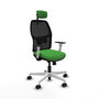 PIQUERAS Y CRESPO Silla Alfera Verde con Brazos ByN
