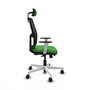 PIQUERAS Y CRESPO Silla Alfera Verde con Brazos ByN