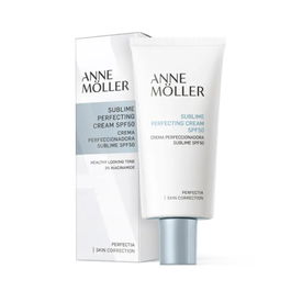 Anne Möller Perfect Sublime Crema Protector Solar SPF50 50ml con Niacinamida 3% y Extractos Vegetales Antimanchas, Defensa Antioxidante