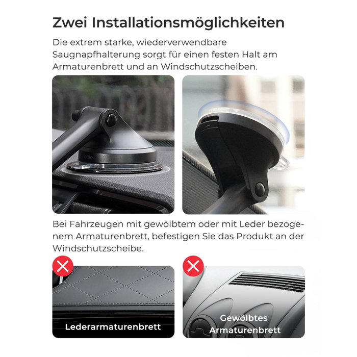 iOttie Velox Qi2 Wireless MagSafe Dash + Windshield Mount Negro iOttie Velox Qi2 Wireless MagSafe Dash + Windshield Mount Negro