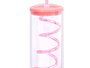 Leknes Vaso Pajita Espiral Surtidos Col 330ml 7.5x24x6 cm (Set de 48)