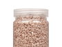 Giftdecor Bote de Piedra Metalizada Marrón 700g con Piedras de 2-5 mm, 6.5x15.5x6.5 cm (Set de 12)