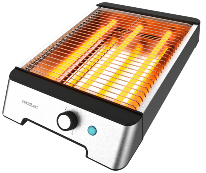 Cecotec NiceSlice Inox Tostador Horizontal de 1000 W Cecotec NiceSlice Inox Tostador Horizontal de 1000 W