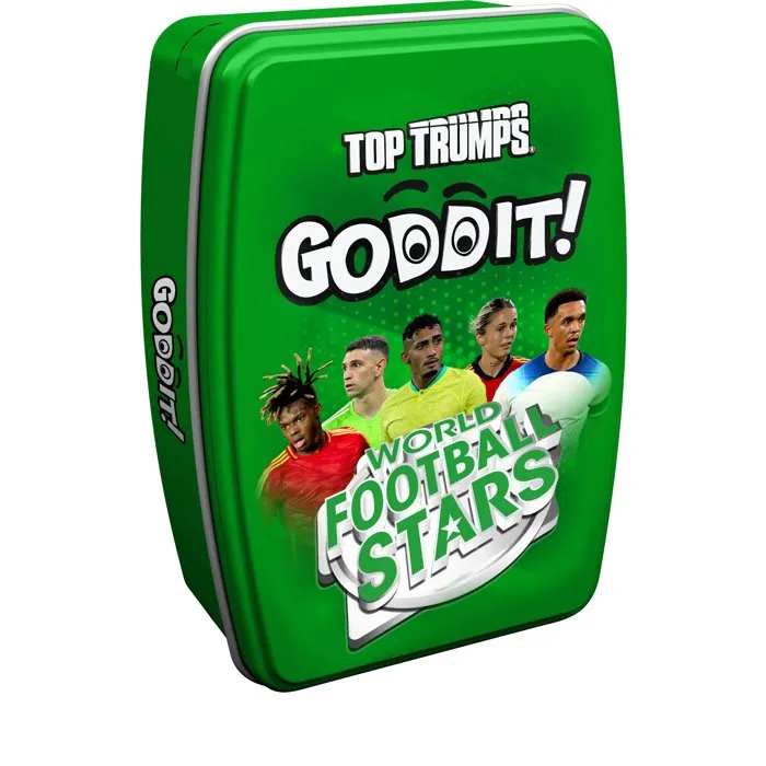 Winning Moves - Top Trumps Estrellas del Fútbol Mundial Juego de Cartas de 1 a 6 Jugadores para Mayores de 6 Años - AACIR74320