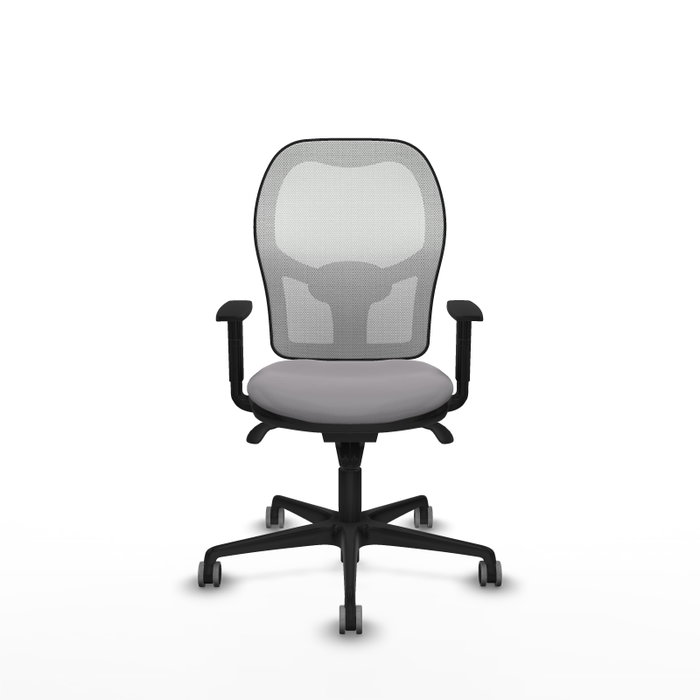 PIQUERAS Y CRESPO Silla de oficina Jorquera Gris y Blanca