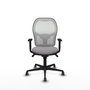 PIQUERAS Y CRESPO Silla de oficina Jorquera Gris y Blanca