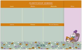 TANTANFAN Planificador Semanal Mesa Ana Oncina