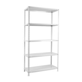 Simon Rack Estantería Comfort Plus 5/400 Blanca con Tornillos 5 Estantes 100kg por Estante 2000x1000x400mm