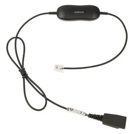 Jabra Cable 88001-03 QD a RJ9 para Avaya one-X 96XX Series Negro