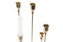 DKD Home Decor Candelabro Dorado 20 x 38 x 20 cm (2 Unidades)