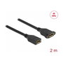 DeLOCK Cable DisplayPort 1.2 hembra a hembra para instalación en panel 4K 60 Hz 2 m