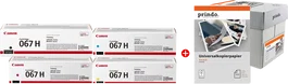 Canon 067h MCVP Pack de Valor con Papel Prindo Universal