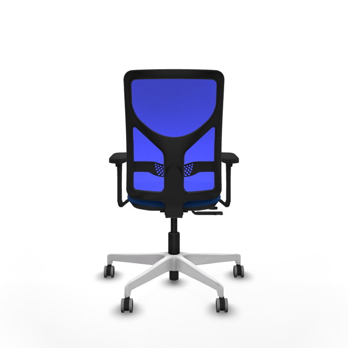 PIQUERAS Y CRESPO Silla de oficina Motilla Azul con Mecanismo Sincro/Traslack