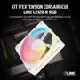 Corsair iCUE LINK LX120-R RGB Ventilador Blanco 12 cm