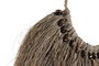 DKD Home Decor Decoración de pared fibra con conchas natural 75x3x62